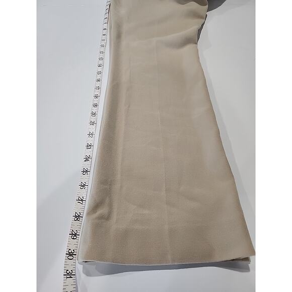 Liz Lange Maternity Casual Pants Wide Leg Straight Tan Size 8 - Picture 6 of 8